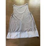 Anthropologie Pure + Good Top Tank Tunic Women's S   2 tone Gray Fray detail EUC Photo 9