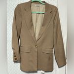 Reformation  major blazer khaki tan brown small Photo 3