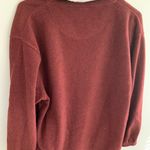 Burgundy Quarter Zip Up Red Size M Photo 3