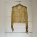 Free People NWOT  Bali Posie Mesh Bead Embellished
Cami Top Photo 5