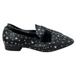 Diane Von Furstenberg ‎ Lafayette Star Leather Loafers Black Size US 9.5 Photo 6