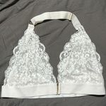 Wire free low back bra. NWOT White Size XL Photo 0