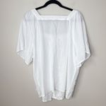 NEW NWT Grand & Greene Butterfly & Floral Applique White Top Size Large Fairy Photo 8