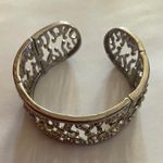 Macy's Silver-Tone Cubic Zirconia Openwork Cuff Bracelet, Created for Photo 5