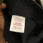 Black canvas button hat cap newsboy baker boy streetwear one size whimsygoth grunge Photo 4