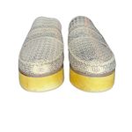 Kelsi Dagger  Brooklyn Window Leather Wooden Platform Mules Size 8 Photo 4