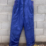 Vintage Snow Peak Blue Ski & Snowboard Bib Overalls Women's XL Photo 3