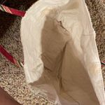 Longaberger  Christmas poinsettia &Holly print bag Photo 3