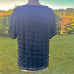 Blooming Jelly  Women’s Black PomPom Style Blouse Photo 11