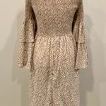 SheIn Curve Cream Floral Off the Shoulder Peasant Dress Sz 3X Like New Photo 0