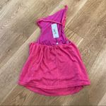 Elle SNDYS  Cut Out One Shoulder Mini Dress in Pink Photo 2