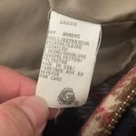 Woolrich  womens small full zip jacket plaid wool schaket lined orange blue outer Photo 6