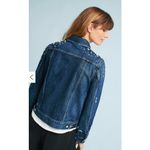 Pilcro and the Letterpress Jacket Womens Medium Donovan Pearled Embellished Photo 1