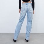 ZARA  distressed straight jean Photo 4