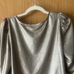 Dennis Basso  Metallic Long Sleeve Top Photo 3