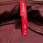 Spanx NWT  Faux Patent Leather Shiny Leggings Ruby Burgundy Size SMALL Photo 6