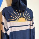 Faherty  Sunwashed Stripe Sunray Slub Midweight Organic Cotton Hoodie Photo 7