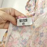 Beginning Boutique Vintage Style White Floral Lace Maxi Slip Dress Size 2 Photo 10