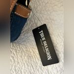 True Religion Dark Denim Crossbody Bag NWT! Photo 4