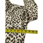 J.Crew Women Size 6 Perfect Shirt Animal Print Linen Beige Brown (26-428) Photo 3