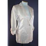 Elizabeth and James NWT Rumpled Jamie Blazer in Metallic Shine Petal Pink 0 $495 Photo 6