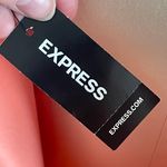 EXPRESS Bow Shoulder Peplum Top- Pink- Size Large- NWT Photo 9