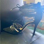 ZARA Women’s Elegant Black Suede Lace-Up Cut Out Pumps Heels Size 40/ 9.5 US Photo 9