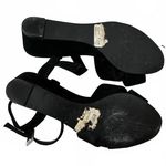 Nine West Worn ONCE! Black Suede Wedge Sandals Photo 0
