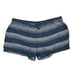 Patagonia Island Hemp Navy Blue Striped Baggies Shorts Size Medium Photo 0