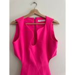 Amanda Uprichard  Puzzle Cutout Dress in Hibiscus Pink Size Medium Photo 8