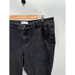 Lane Bryant High Rise Black Cotton Blend Denim Skinny Jeans Women's Size 20 Photo 3