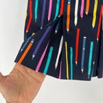 Anthropologie Elevenses Archival Collection No. 2 Pencil Skirt Novelty Print Photo 5