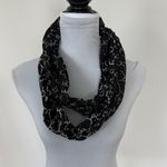Source Unknown Chic Black and White Patterned Scarf Photo 0