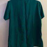 Womens Bright Green Scrubs Scrub Top Shirt M Medium Bust 38” No Brand Tag Photo 3