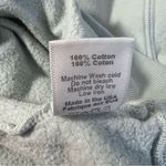 Clare V. Pale Blue Sweatshirt with Poppy Lips Sz L Size L Photo 6