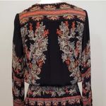 Free People Revolve Moonlight Drive Dress S  Black Smock Long Sleeve Tassel Boho Photo 9