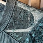 Free People  Deep Teal Knit Top large Photo 10