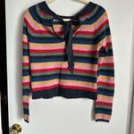 Abercrombie & Fitch  Colorful Striped Bow Sweater size XS Photo 1