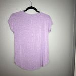 Adrienne Vittadini  T-Shirt Size S Cap Sleeve Stretch Scoop‎ Neck Photo 3