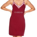 Bebe NWT  Red Two Piece Pajama Bath Robe Sleepwear Photo 1