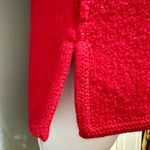 Real Comfort Red Boiled Wool Zip Vest Women’s S Photo 5