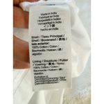 Madewell  | NWT Smocked-Waist Poplin Midi Skirt in white | Sz XL Photo 7