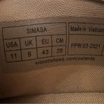 Vionic  Simasa White Leather Sneakers Women’s size 11 Pink Green Snakeskin‎ Trim Photo 8