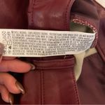 Forever 21 Leather Mini Skirt, Dark Magenta, Size S, EUC Photo 5