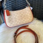 Coach NWT CV933 Teri Shoulder Bag In Signature Canvas & Leather crossbody Photo 7