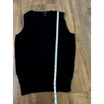 Ann Taylor  Women's Kint Sweater Tank Black Size Small Photo 3