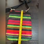 Colorful Striped Crossbody Bag Red Photo 5