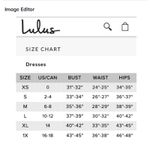 Lulus NWT  Flirty Fave Ivory Floral Print Tie-Back Midi Dress Bohemian Summer L Photo 6