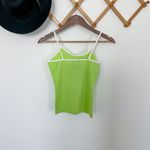 Fifth Sun Y2K Lime Green Las Vegas Spaghetti Strap Tank Photo 4