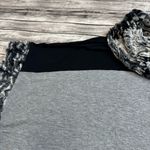 cupio Women's Shawl Wrap Poncho Black Grey Gray S/M S SM Small M Med Medium Warm Photo 3